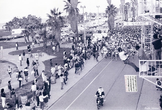 Venice 10K Run start 1978
