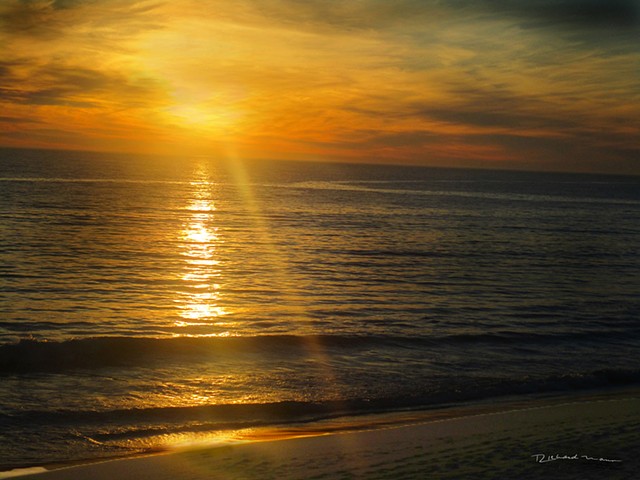 Sunset At Malibu Beach Ca.