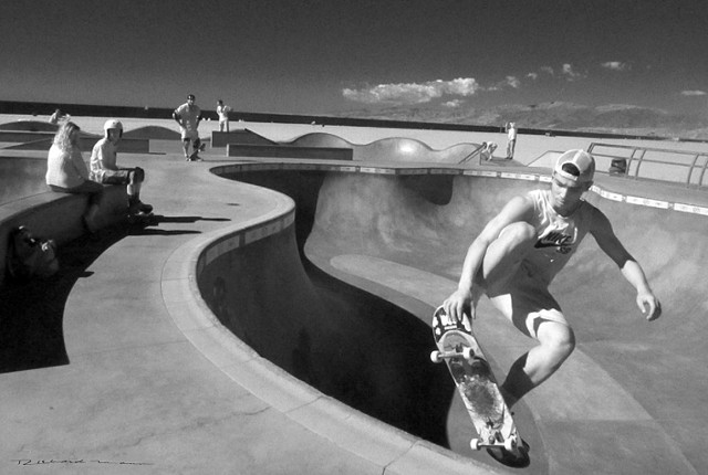 Venice Skateboard Park, Skateboarding, infrared, California