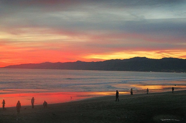 Venice Beach Ca. Sunset 
