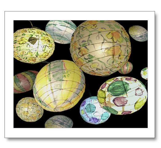 Paper lanterns (some new)