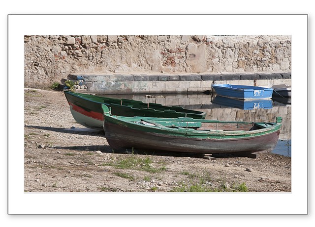 Beached boats
