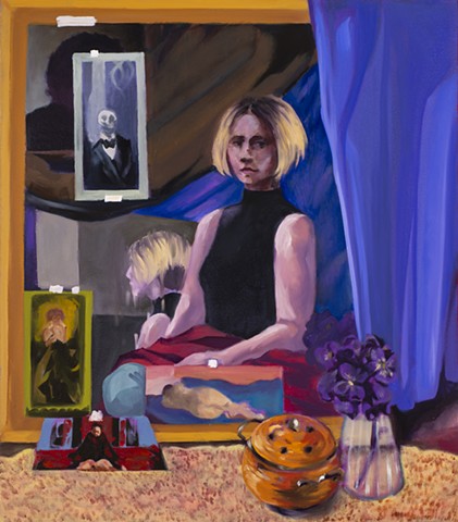 Painting 1 - Self-Portrait in Context