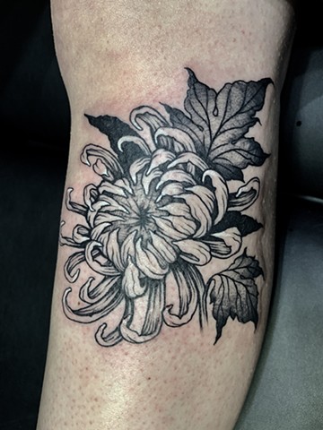 Peony tattoo New Haven ct