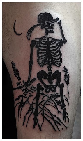 Skeleton tattoo New Haven ct