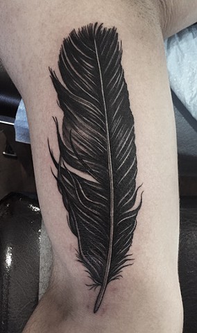 Feather tattoo New Haven ct