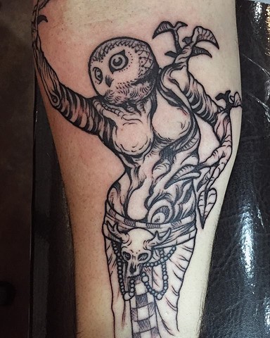 Owl tattoo New Haven ct