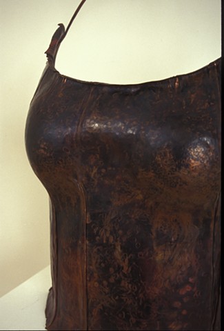 hollow formed copper dress