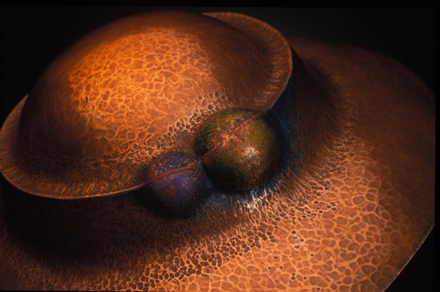 copper, hollowformed hat