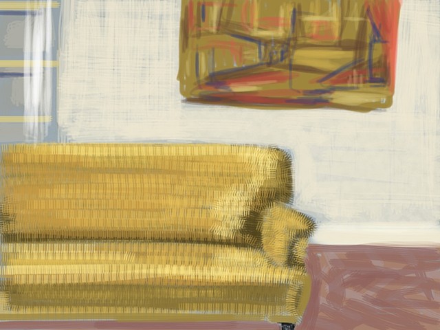 Mohair Couch