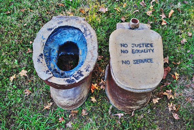 no justice - no service