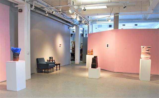 The Land(ing) installation view, AsIs Gallery, University of Rochester