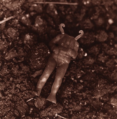 Headless paratrooper