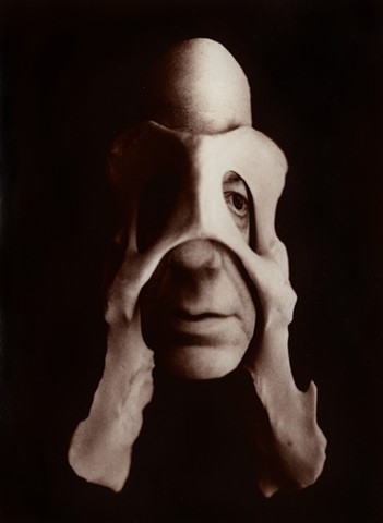 Distorted self in mask