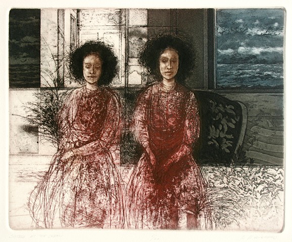 Sisters by the Ocean