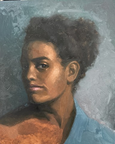 Turquoise Portrait 