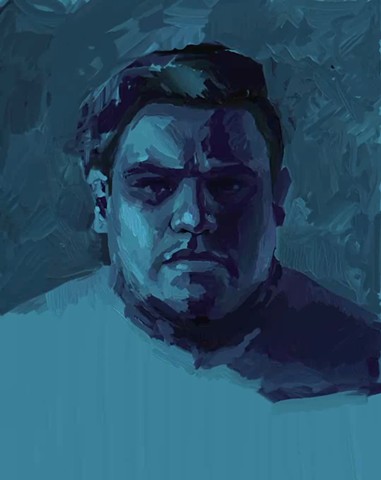 Monochrome Digital Portrait 