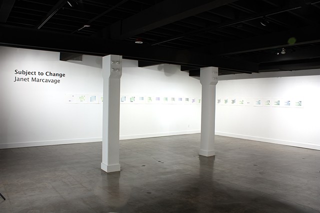 Subject to Change exhibition, large gallery