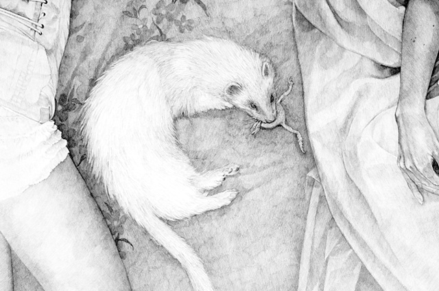 Desdemona Sleeping Beside Death, detail
