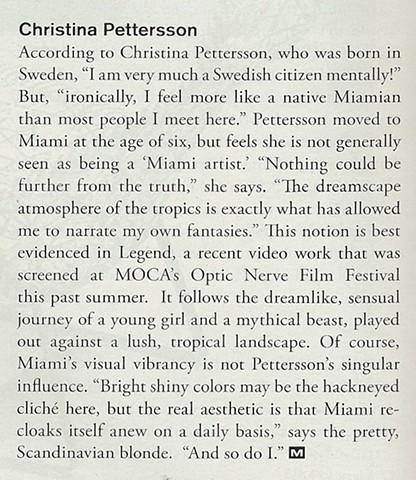Miami Magazine Feature, Page 3