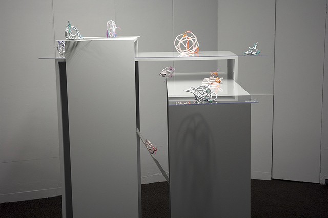 Palacios (fantasy structures) [installation view]