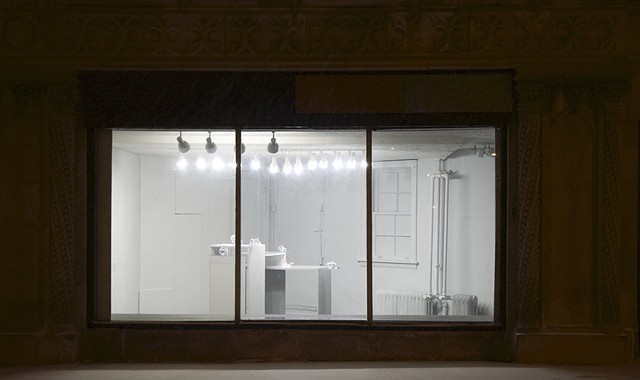 Palacios (fantasy structures) [installation view]