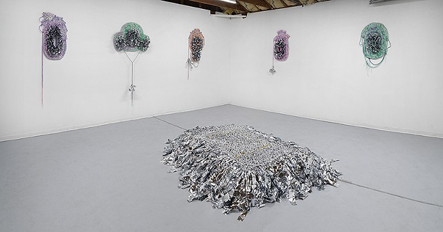 2022 installation view of José Santiago Pérez:Portalisms at Boundary, Chicago
