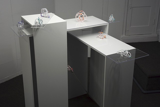 Palacios (fantasy structures) [installation view]