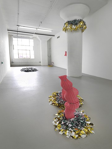ShimmeRings [installation view], Tiger Strikes Asteroid, Chicago