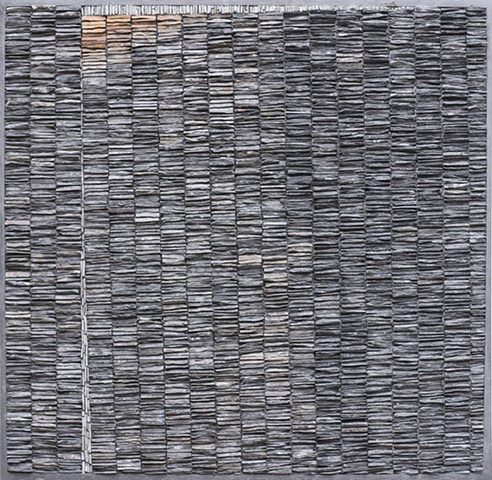SCOTTISH SLATE MOSAIC WITH A GEOLOGICAL CONTEXT.