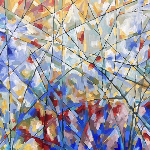 All the trees in the world remember 36x36 Oil on canvas 2600+hst SALE $2080 + HST