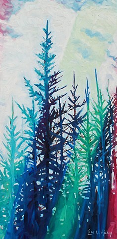landscape acrylic painting artwork oil painting abstract Canadian artist group of seven