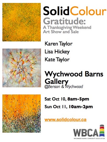 GRATITUDE - A SolidColour Exhibition - Wychwood Barns, Oct 10+11