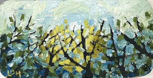 Tiny Tree Study 2 2"x4" Oil on birch ply $50.00 +HST SALE $40 + HST