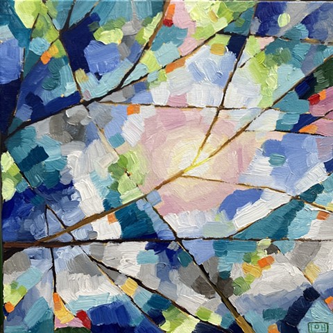 A Beautiful Tangle. 12x12, oil on canvas, $375+ HST, SALE $300 + HST