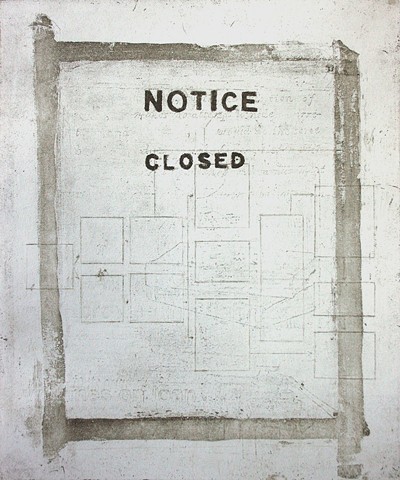 Jeremy Lundquist Printmaking Etching Artist Notice Closed