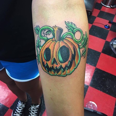 Mackenzie Meyers - Pumpkin Tattoo 1