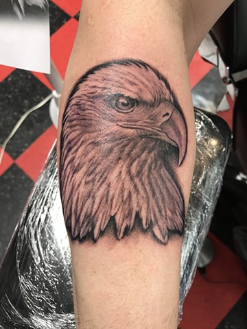Ron Meyers - Eagle Head Tattoo