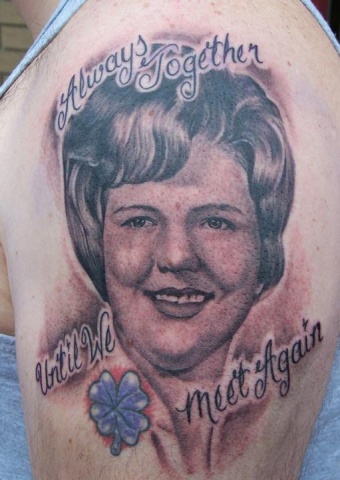 Ron Meyers-Memorial Tattoo for Steve's Mom