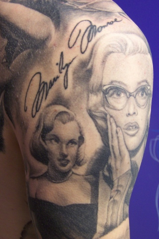  Ron Meyers - Marilyn Back of Upper Arm