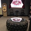 Low Lock Tattoo Studio Lobby with 44 inch Super Swamper Coffee Table 