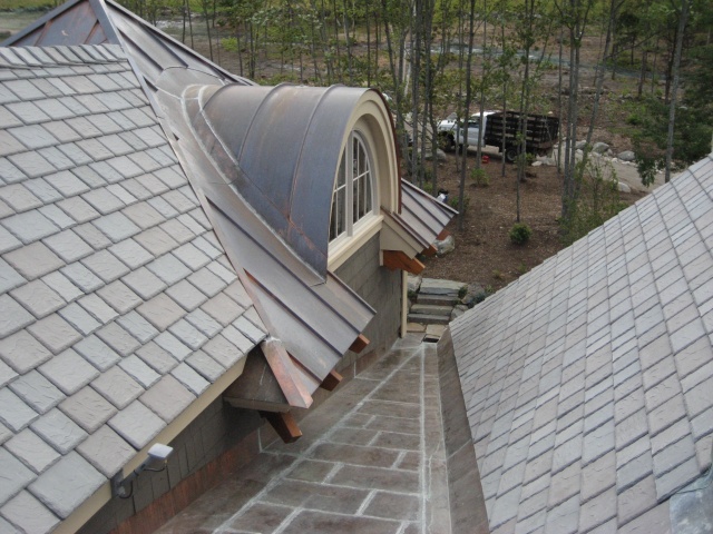 Barrel Roof Panels Installed