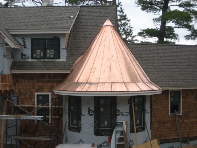 Standing Seam Copper Roof System