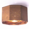 Ceiling Light with Perforated Pattern