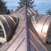 Barrel Roof Panels Installed Tower Roof Completed