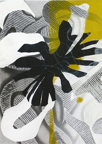 black white gray graphic abstract collage