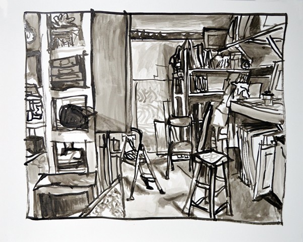 Barn studio (morning)