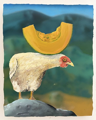 Omar Velazquez painting