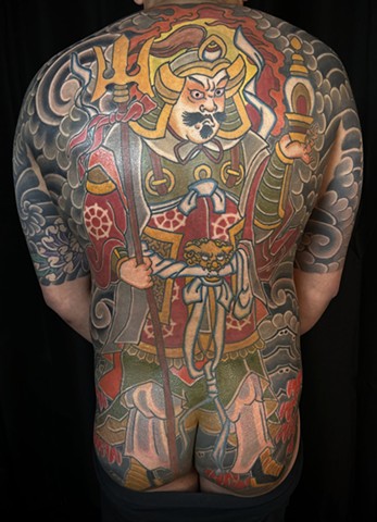 Bishamonten (One of the Four Heavenly Kings, also one of the Seven Lucky Gods)