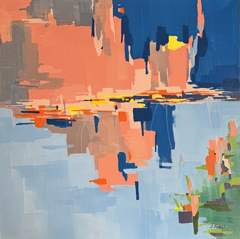 Recent Sunset - 36 x 36 x 1.5" $1295